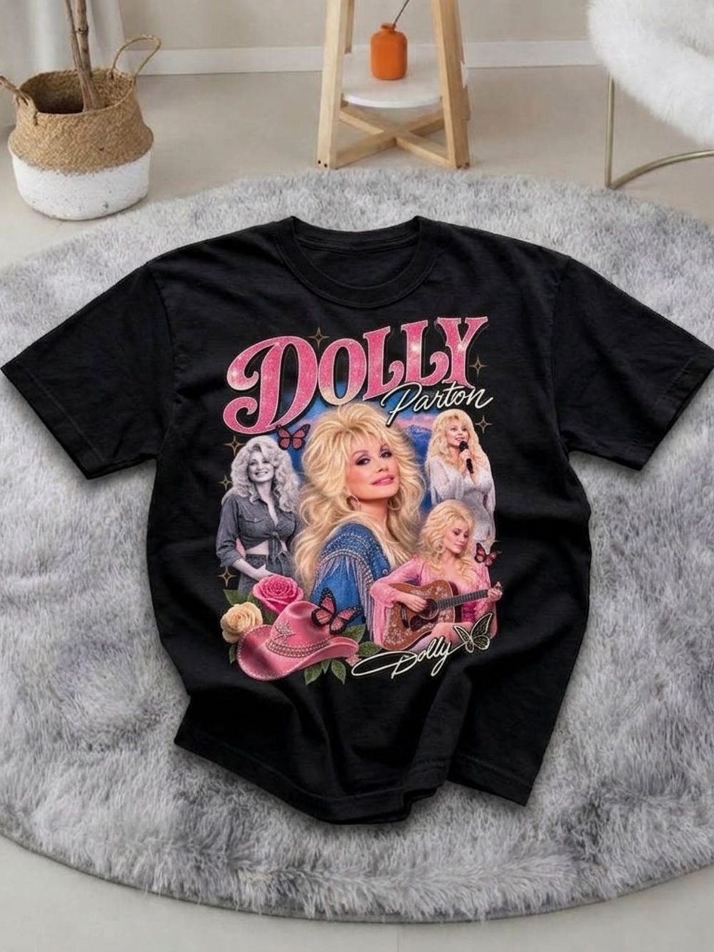 Tribute Dolly Parton Shirt, Country Music Legend Graphic Tee - Unisex